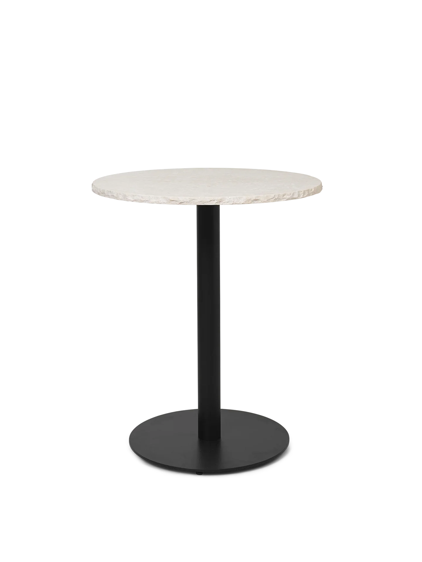 Mineral Café Table - Bianco Curia - Black