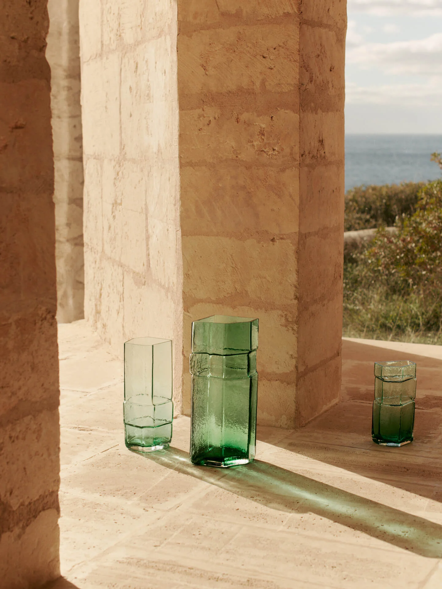 Muro Vase - Large - Recycled Green - Image 3