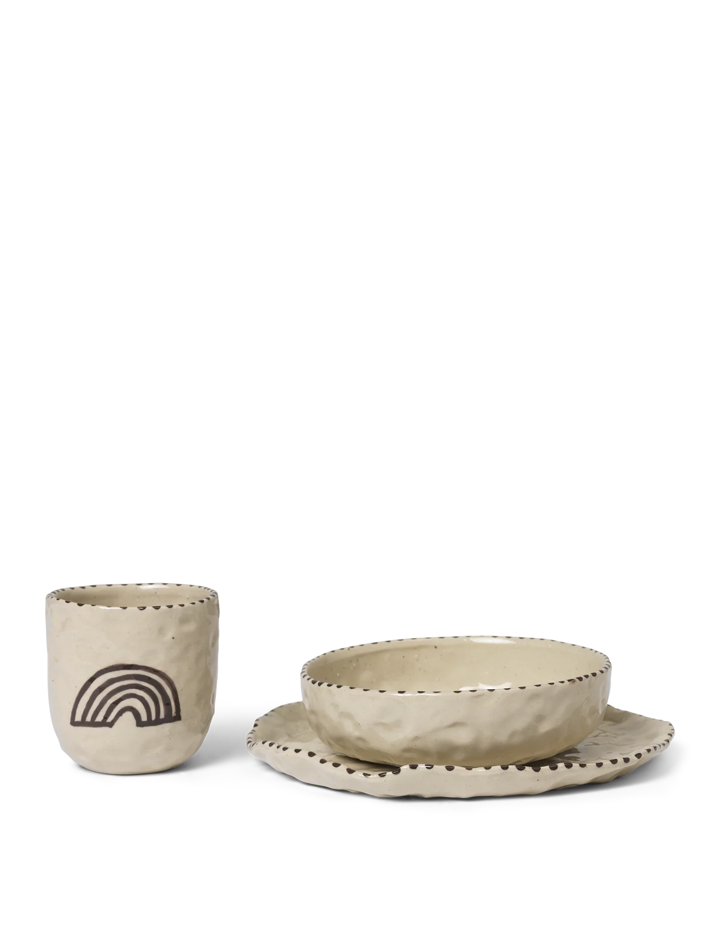 Naive Ceramic Set - Red Brown - Image 3