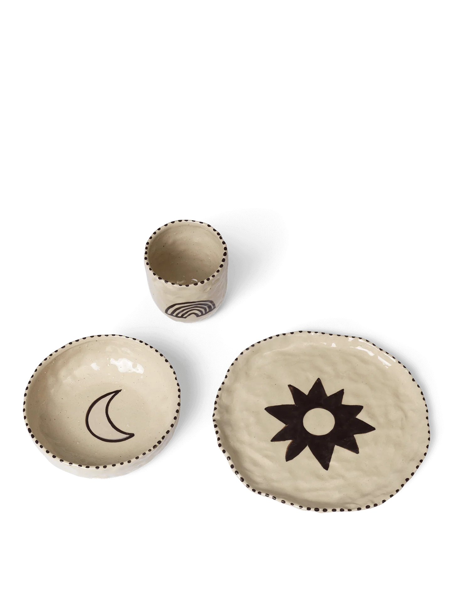Naive Ceramic Set - Red Brown - Image 4