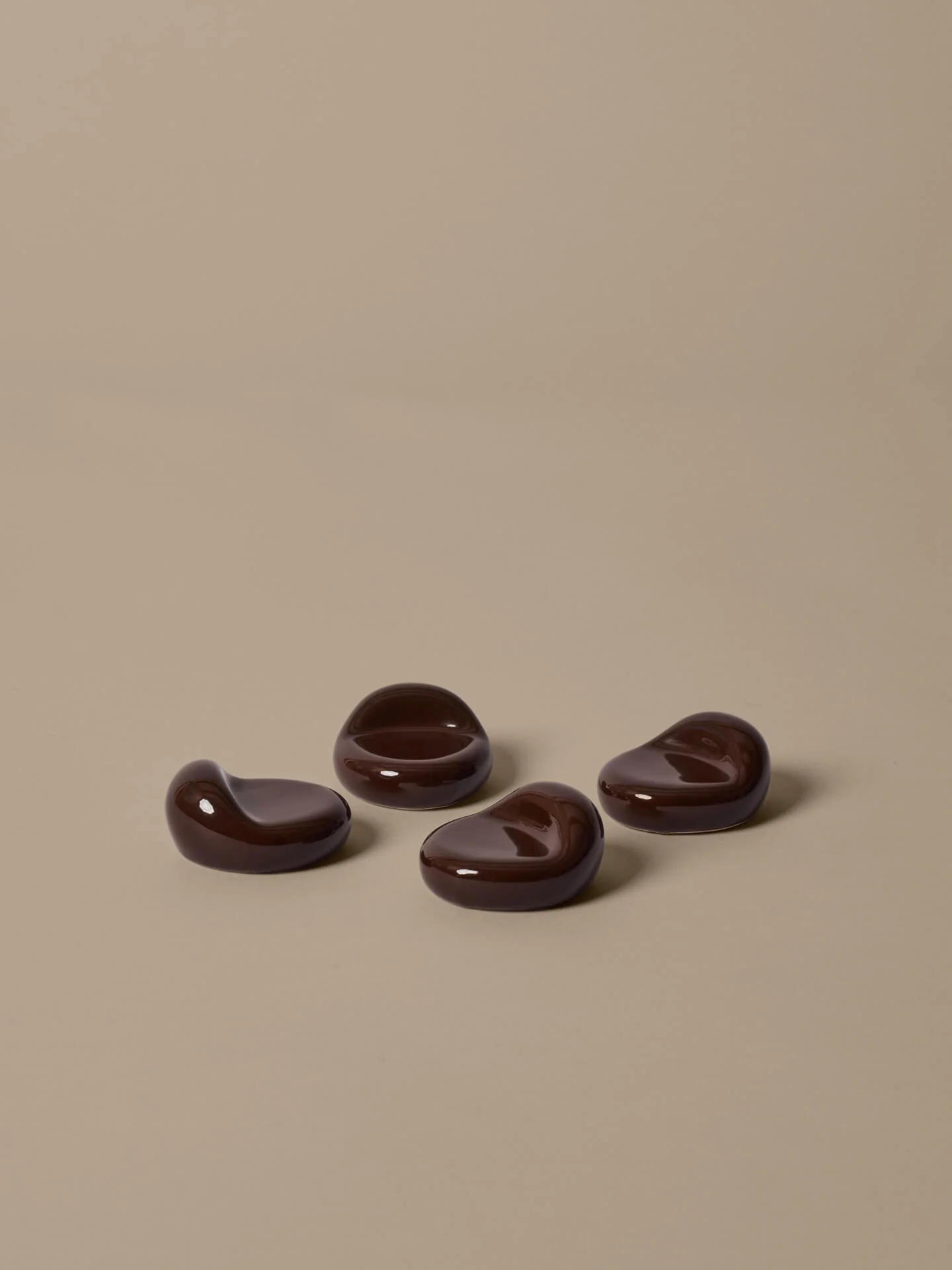 Nube Planter Feet - Set of 4 - Carob Brown - Image 3