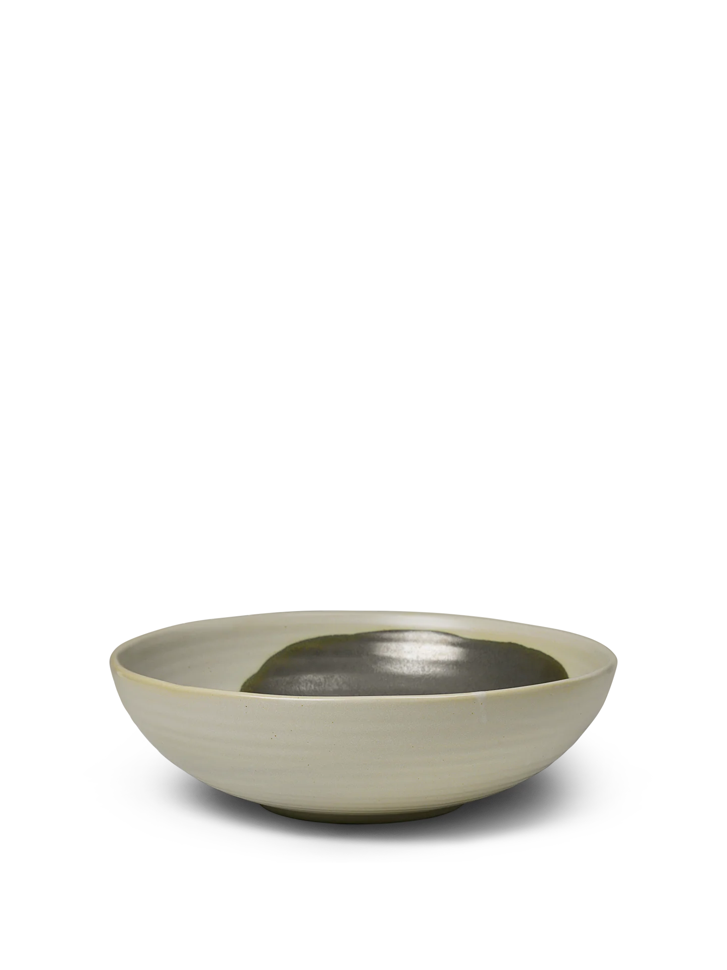Omhu Bowl - Large - Off-White/Charcoal