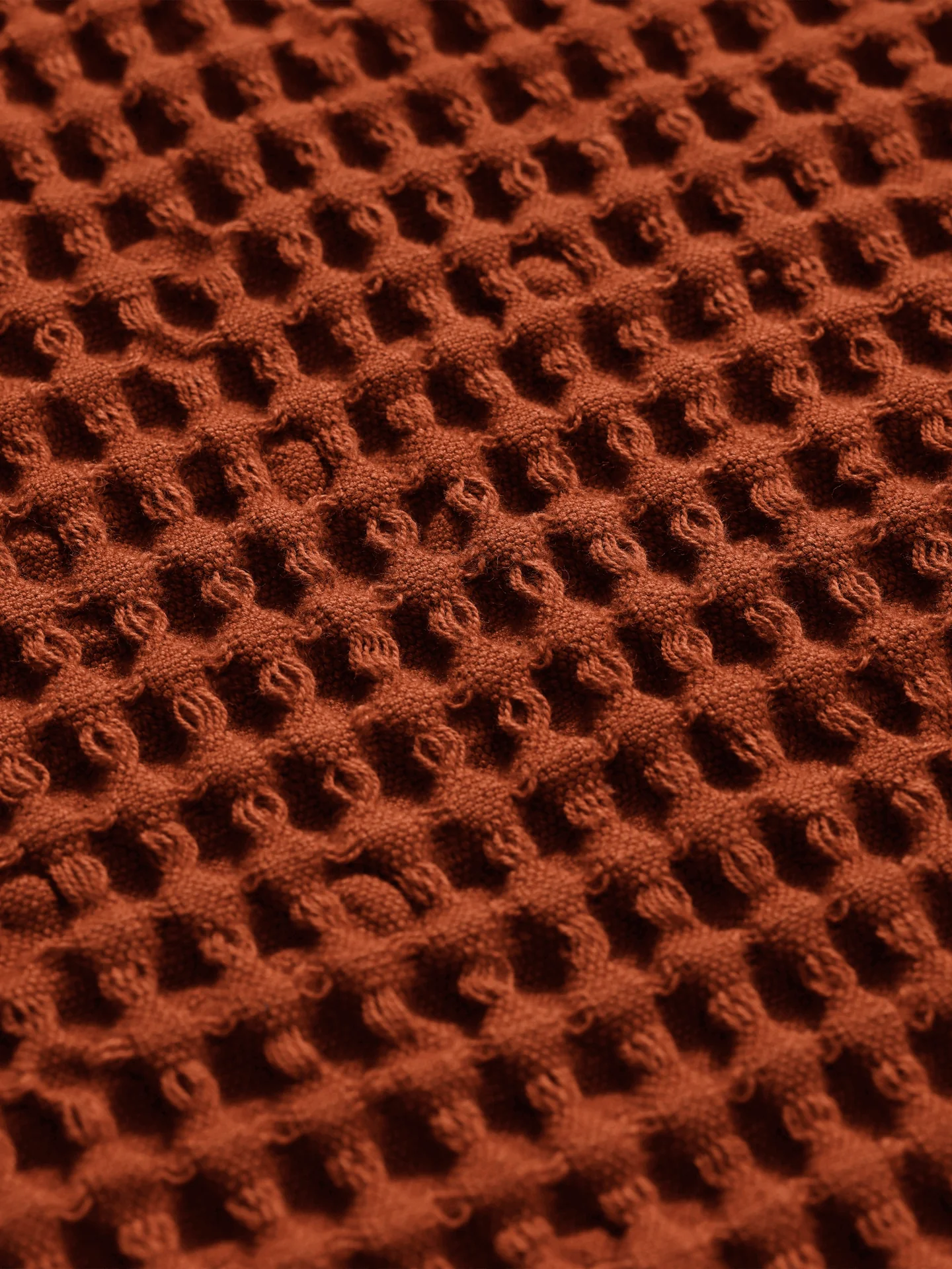 Organic Hand Towel - Brown Clay - Image 4