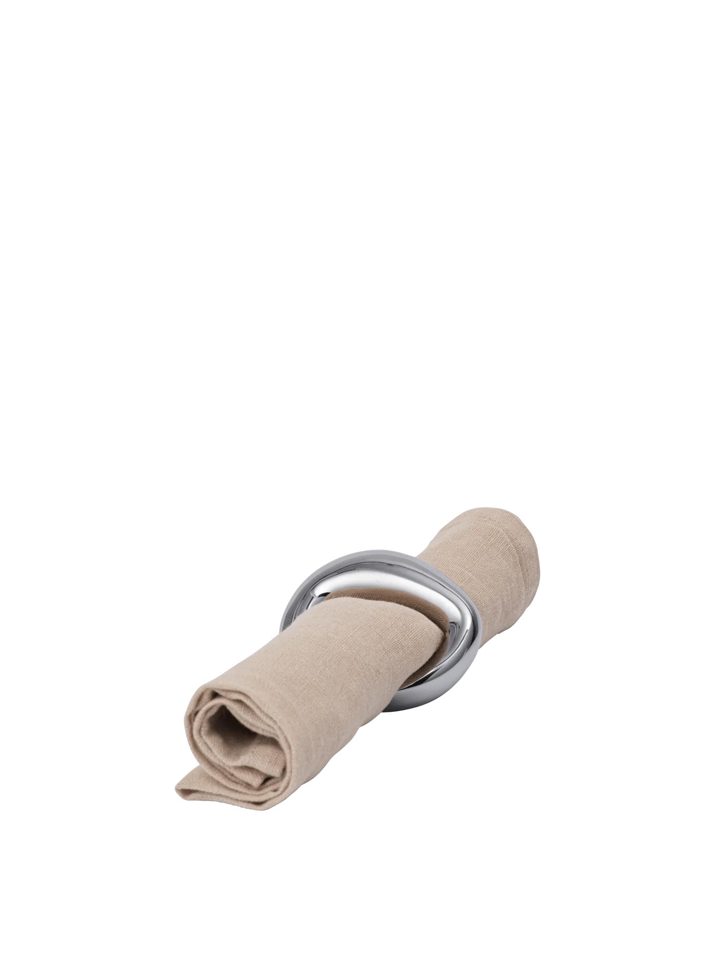 Orrith Napkin Rings - Set of 4 - Silver - Image 4