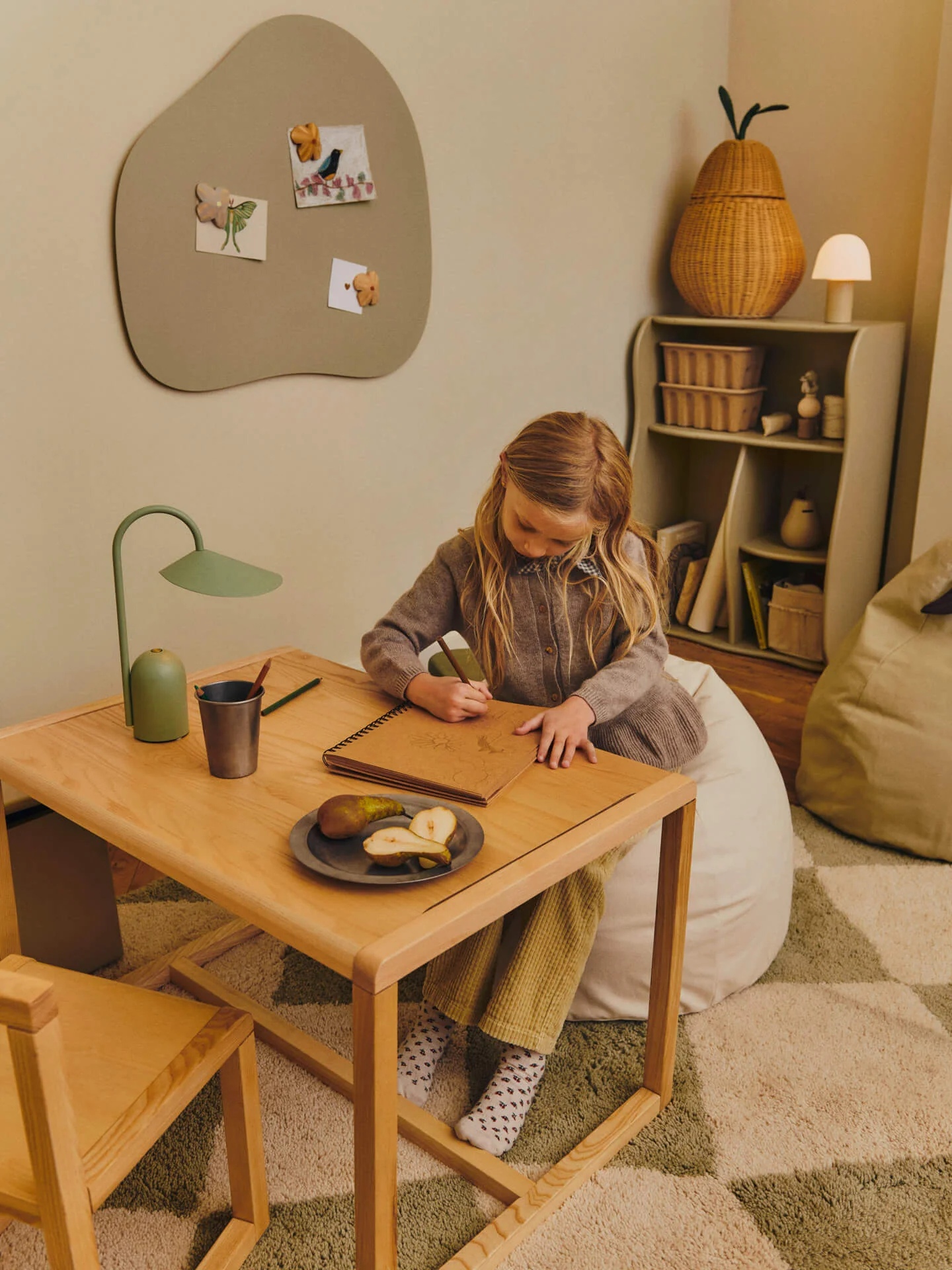Pear Bean Bag - Natural - Image 3