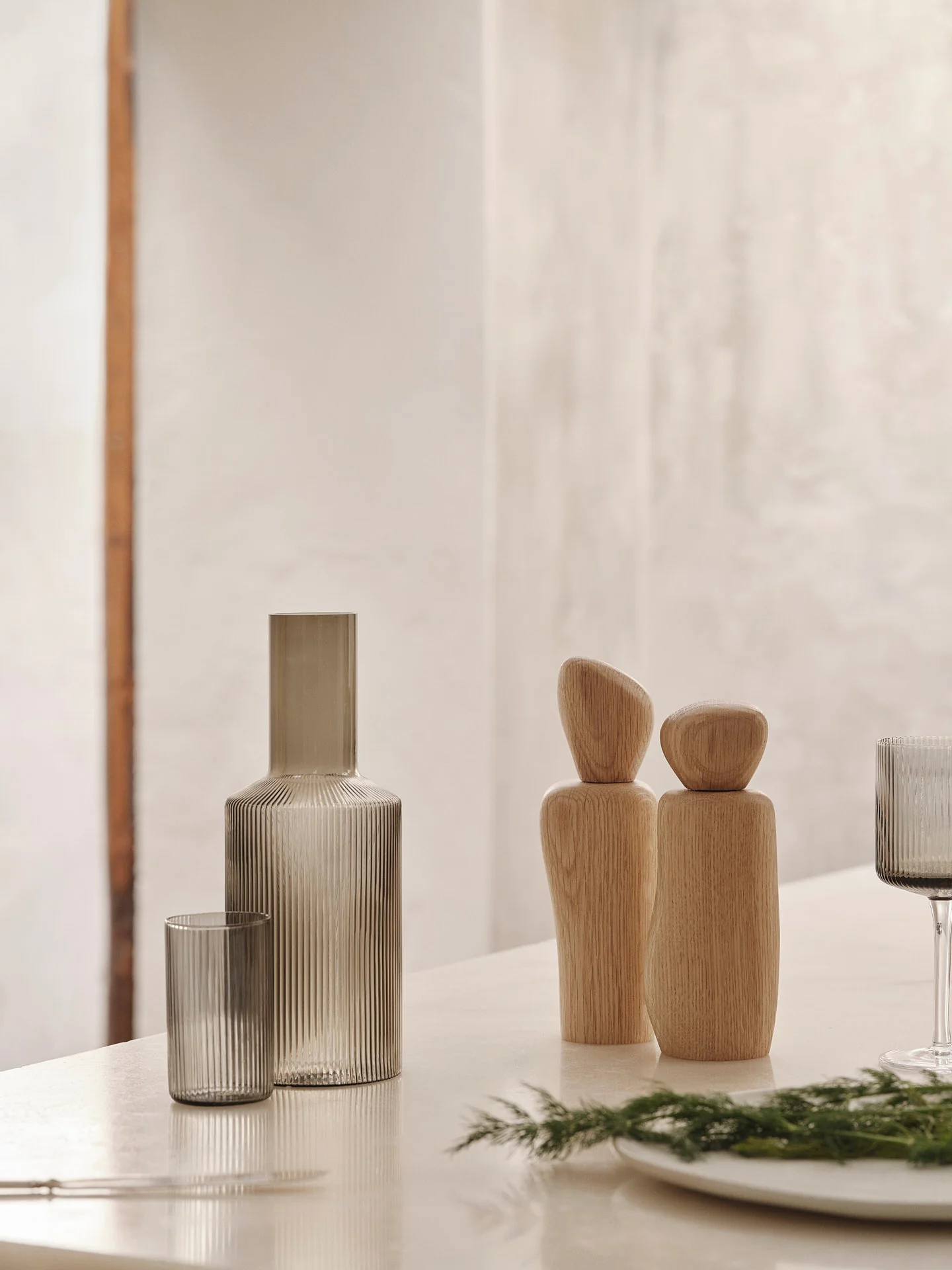 Pebble & Cairn Grinder Gift Set - Oak - Image 2