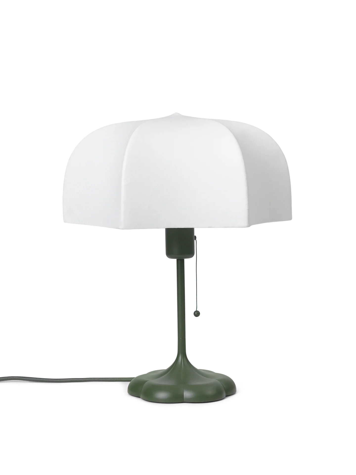 Poem Table Lamp - White/Grass Green - UL
