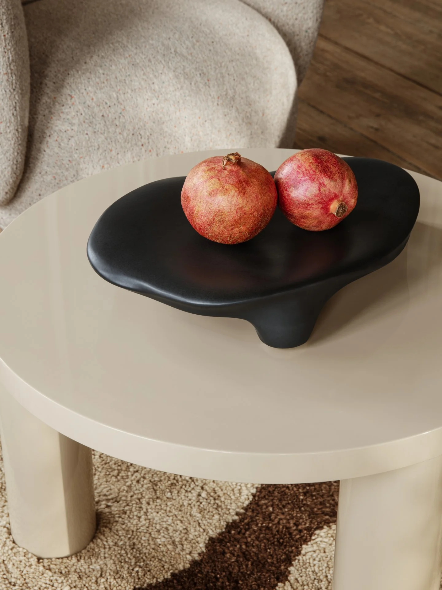 Post Coffee Table - Small - Cashmere - Image 2