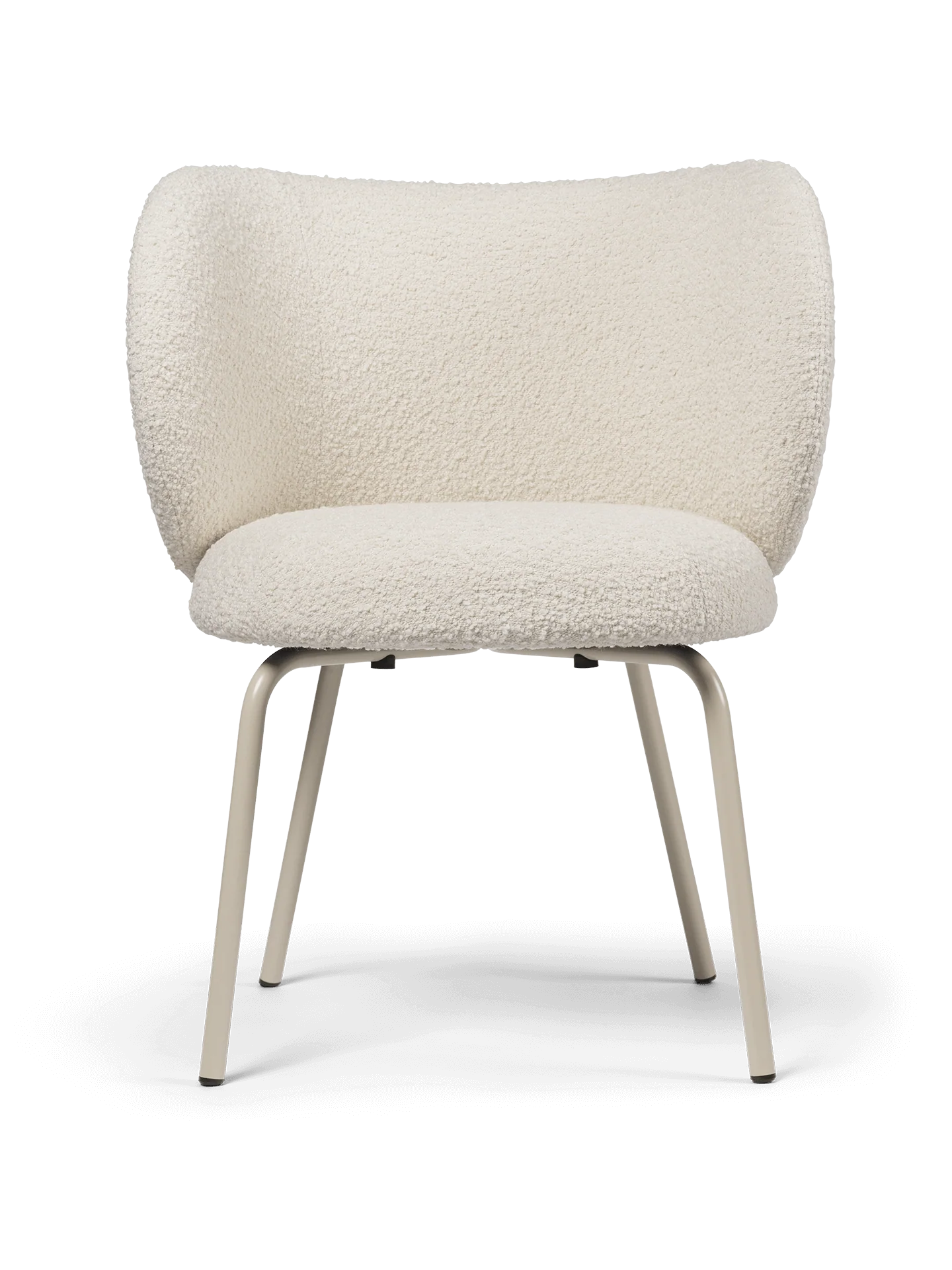 Rico Dining Chair - Cashmere - Nordic Bouclé - Off-White - US