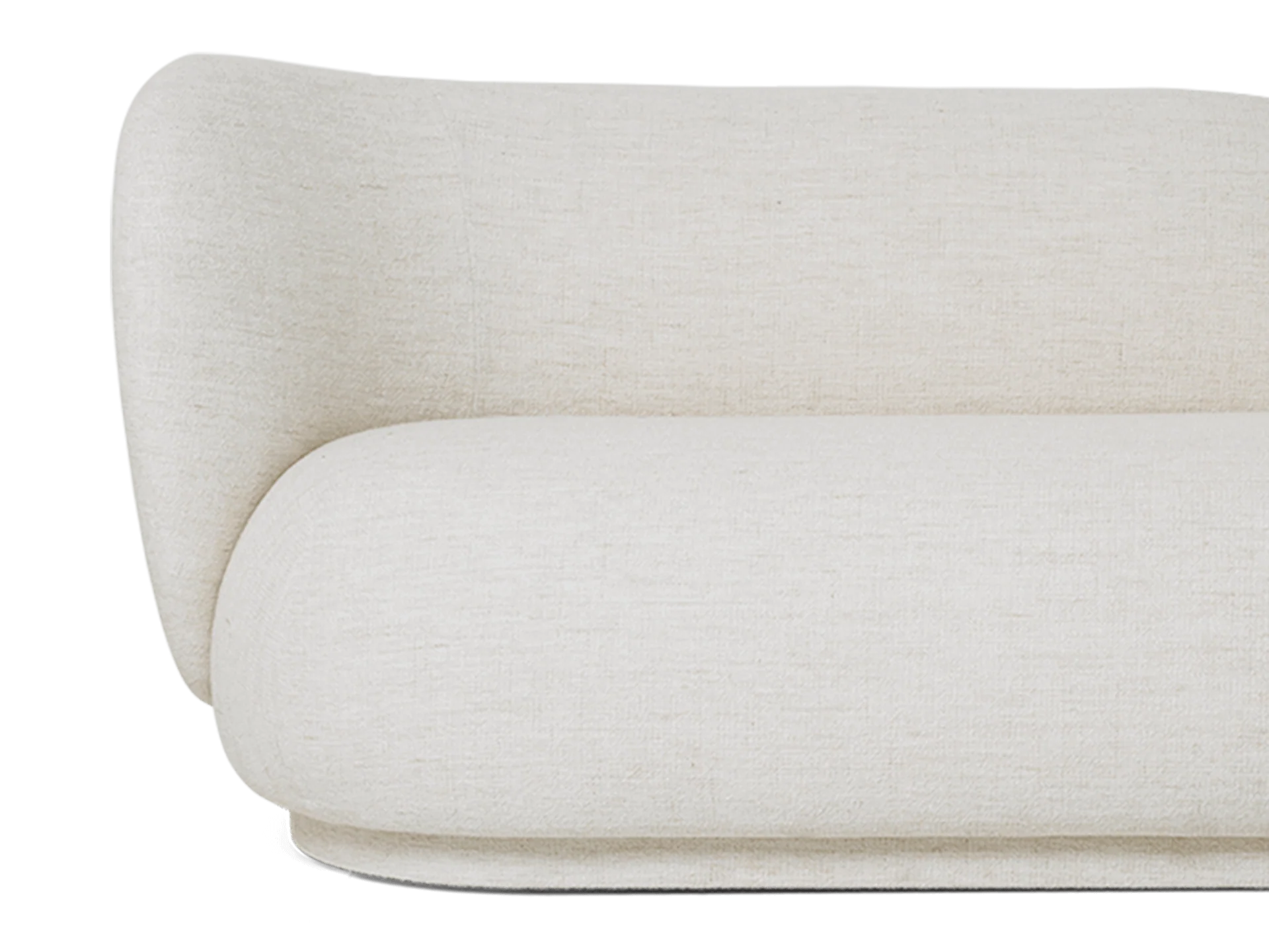 Rico Divan Left - Bouclé - Off-White - US - Image 2