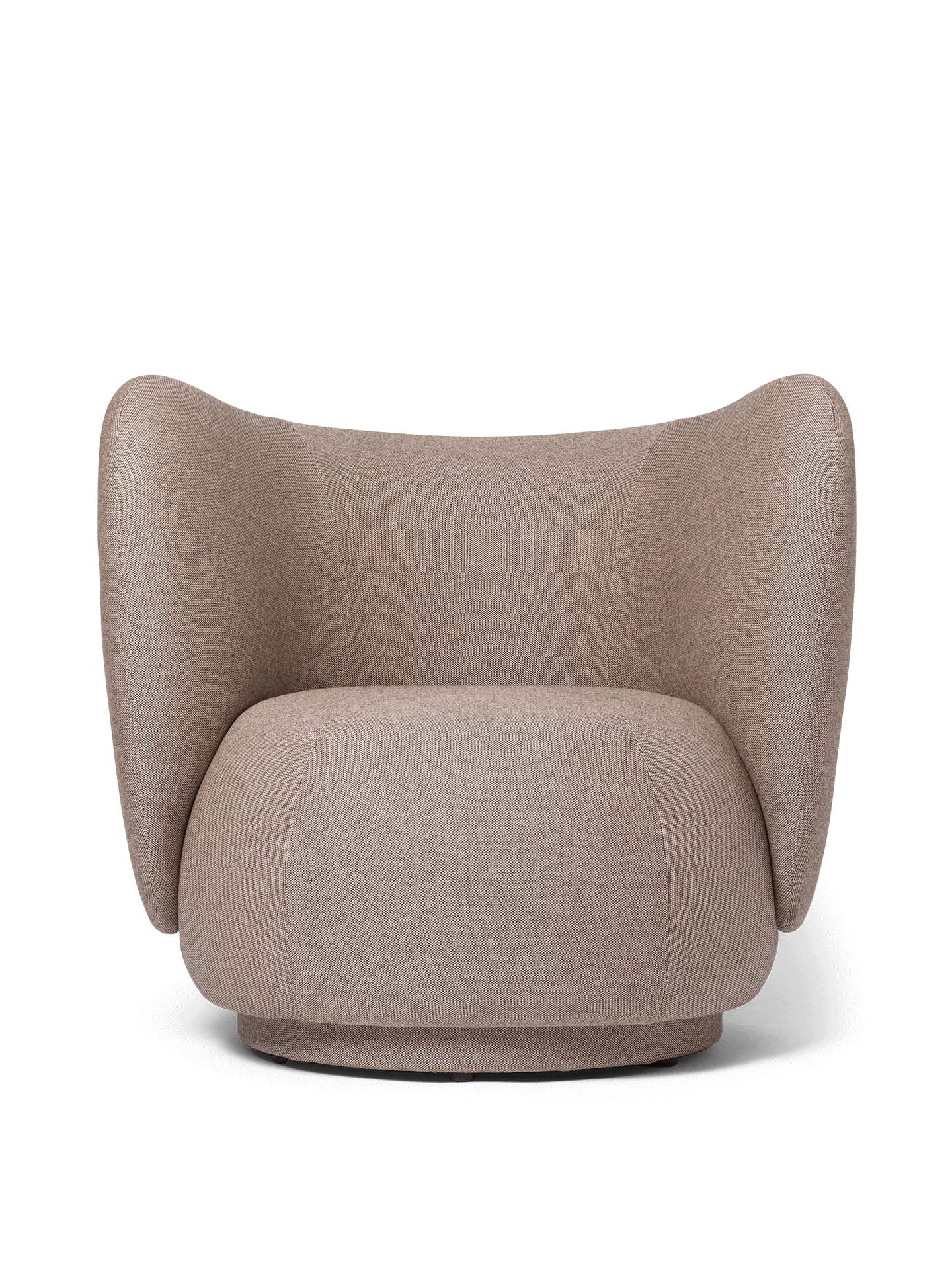 Rico Lounge Chair - Swivel - Main Line Flax - Coffee - US