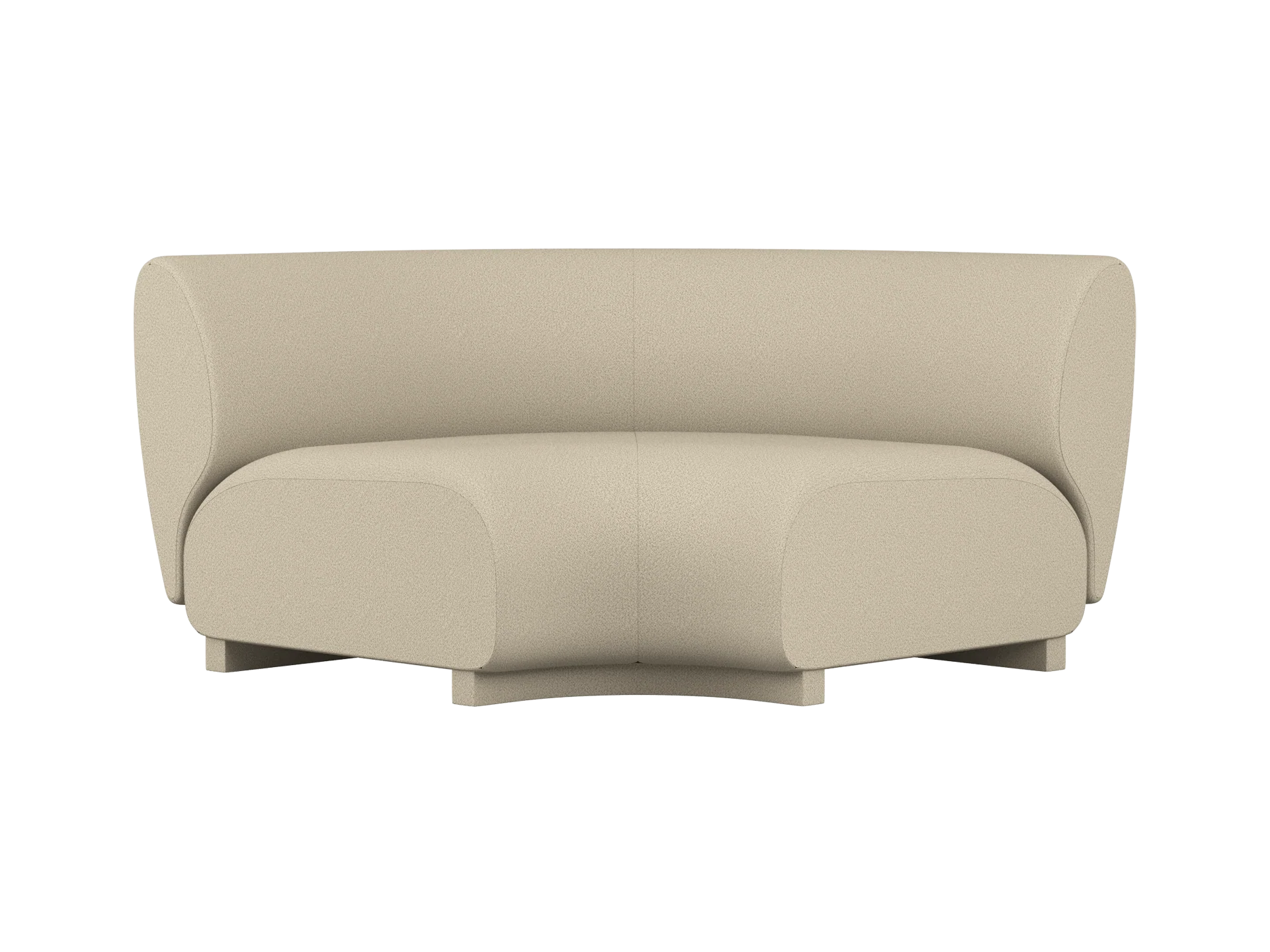 Rico Sofa Corner - Wide - Grain - Cashmere  - US