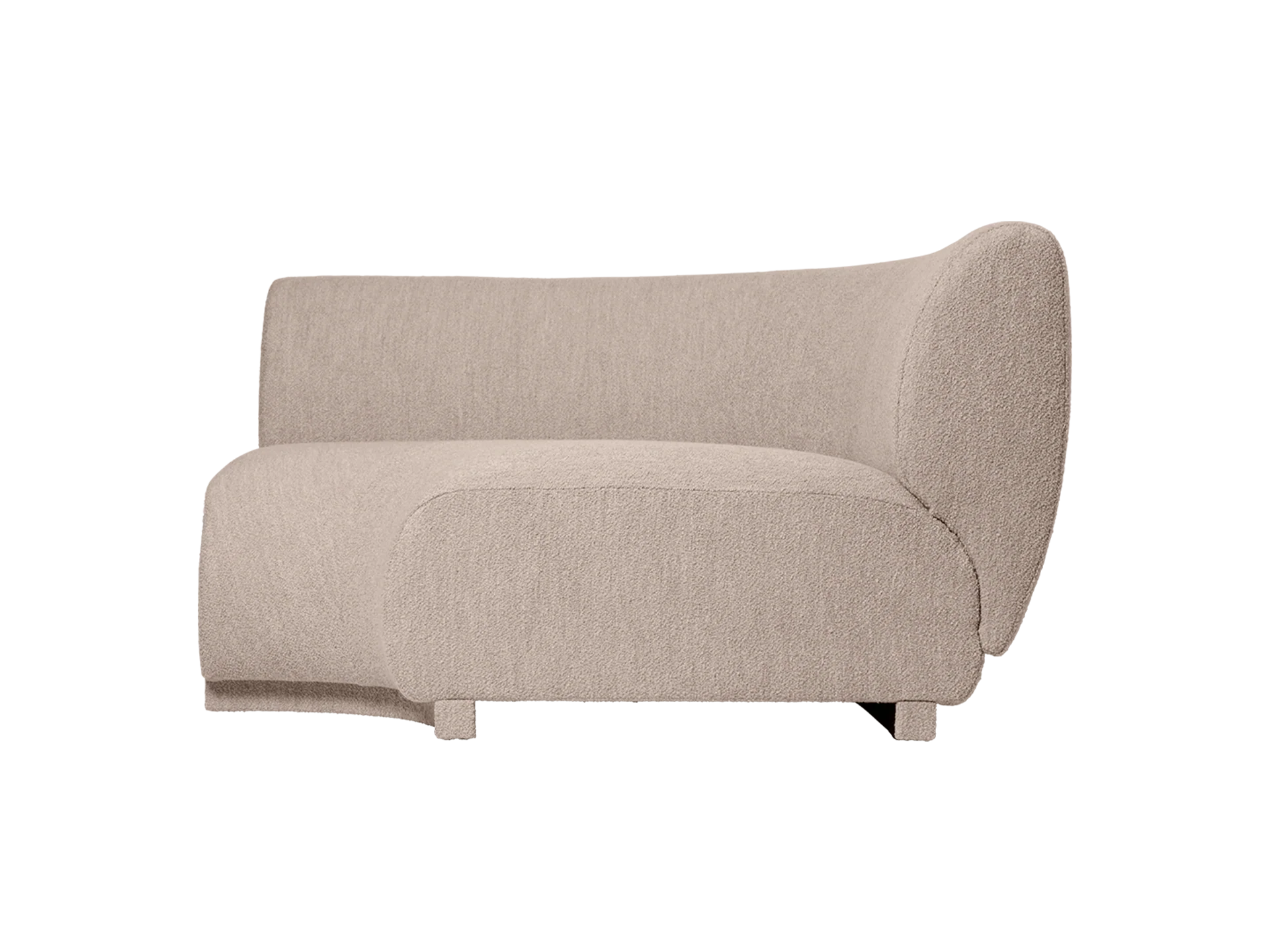 Rico Sofa Corner - Wide - Soft Bouclé - Natural - US - Image 7