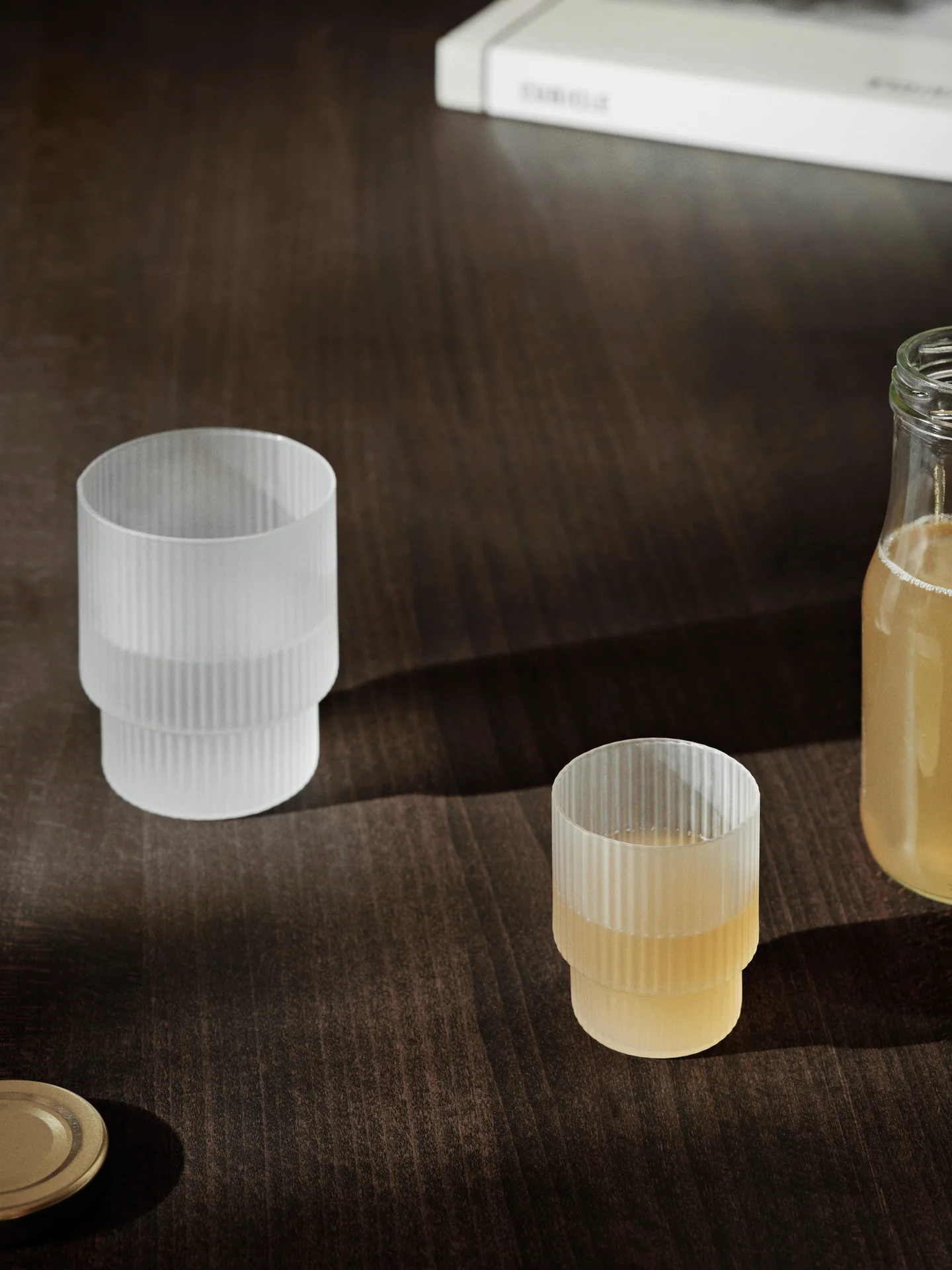 Ripple Glasses - Set of 4 - Frosted - Image 3
