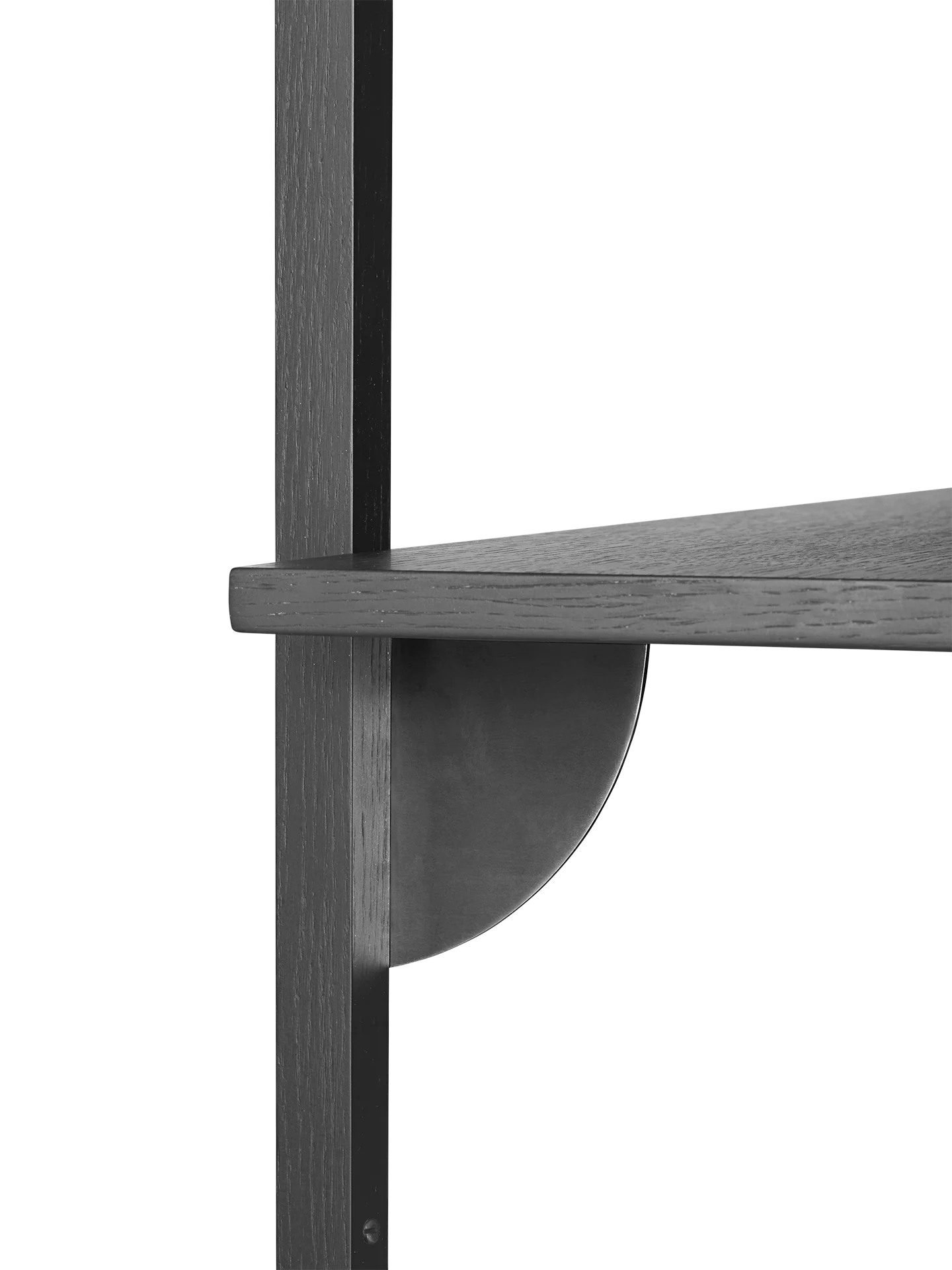 Sector Shelf - Triple - Wide - Black Ash/Black Brass - Image 3