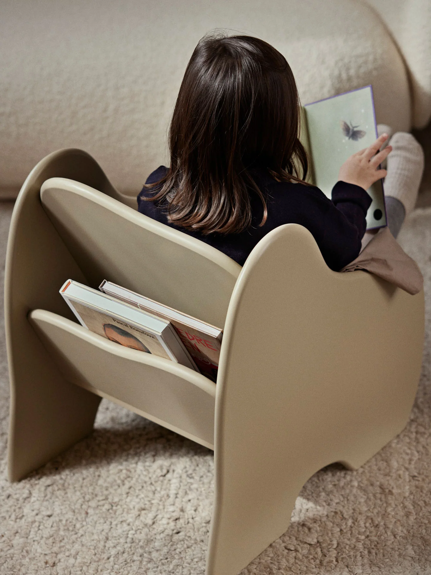 Slope Lounge Chair - Cashmere - Image 4