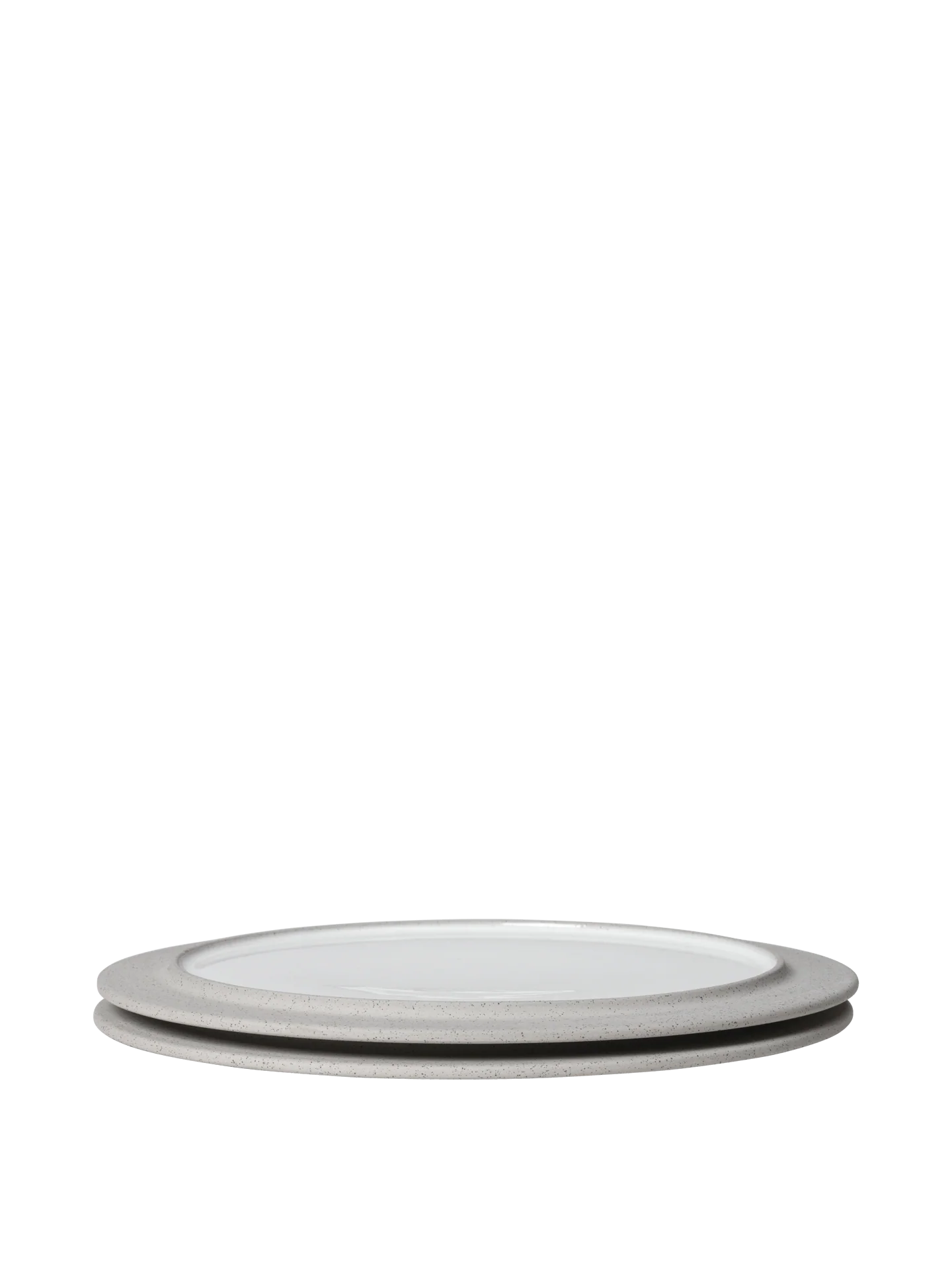 Sonae Dinner Plates - Ø28 - Set of 2 - Grey/White - Image 7