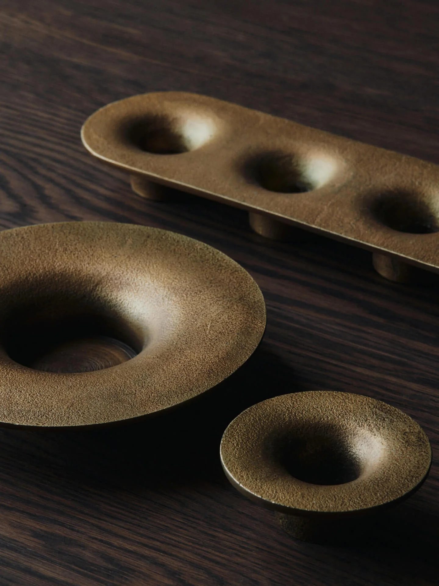 Soothe Candle Holder - Brass Finish - Image 4