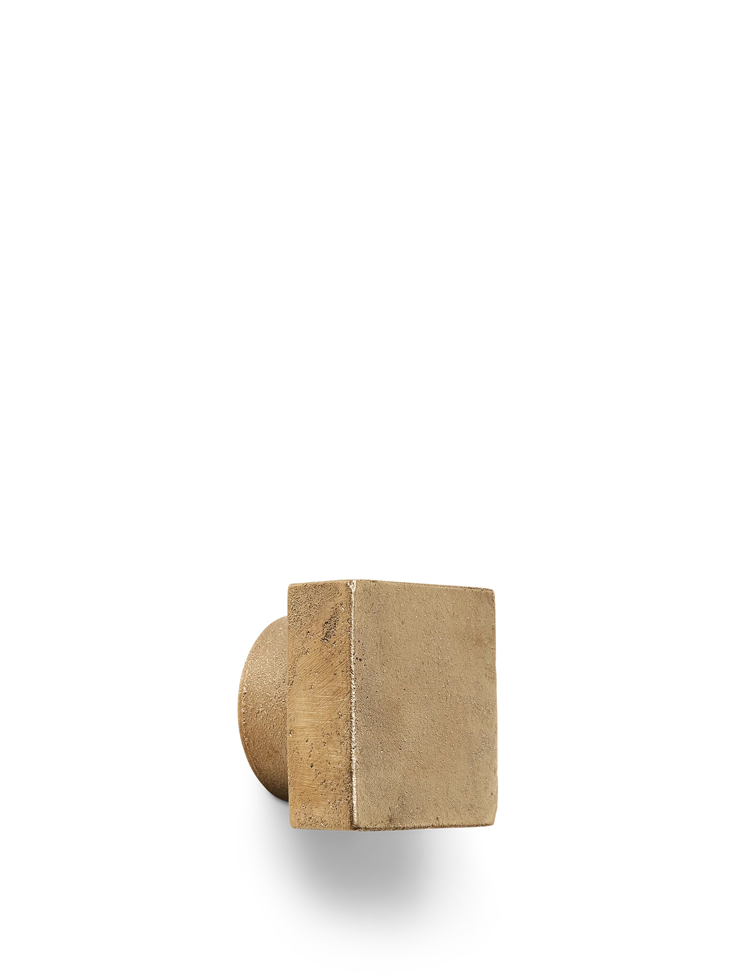 Square Hook - Large - Casted Brass - Image 3