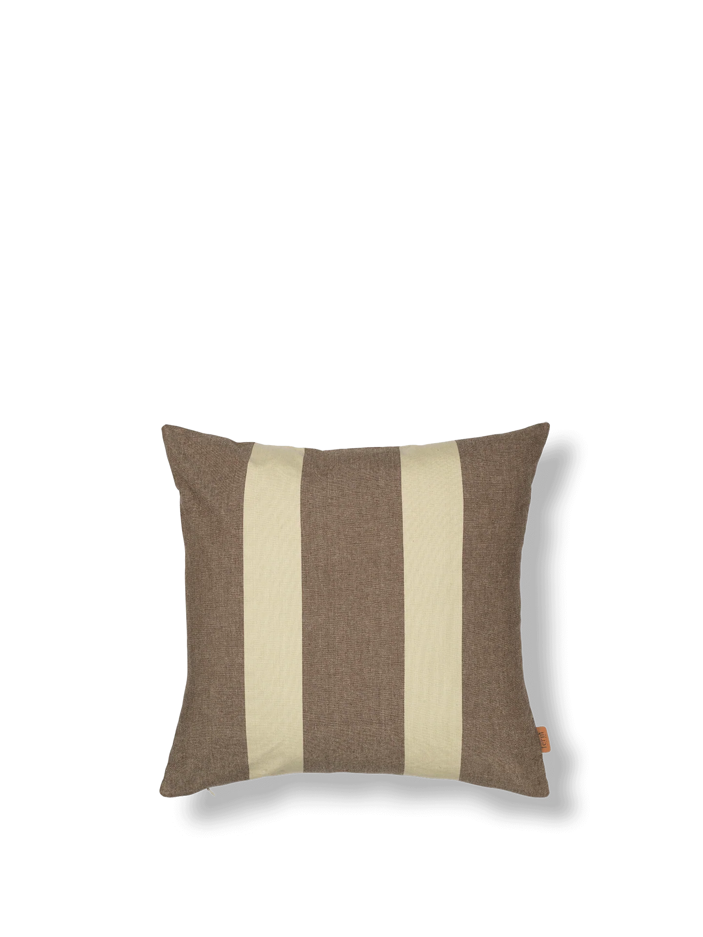 Strand Outdoor Cushion - Carob Brown/Parchment