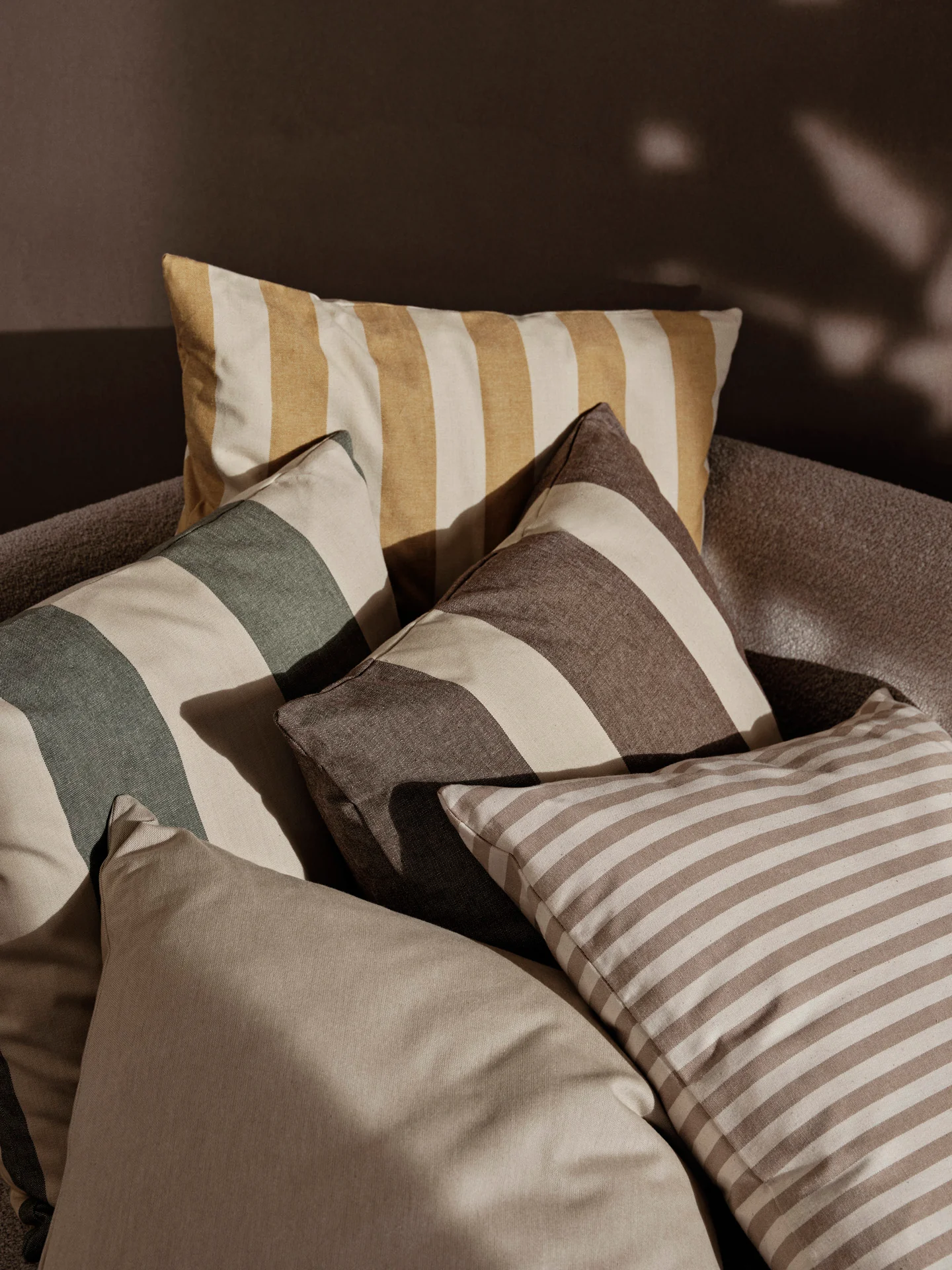 Strand Outdoor Cushion - Carob Brown/Parchment - Image 2
