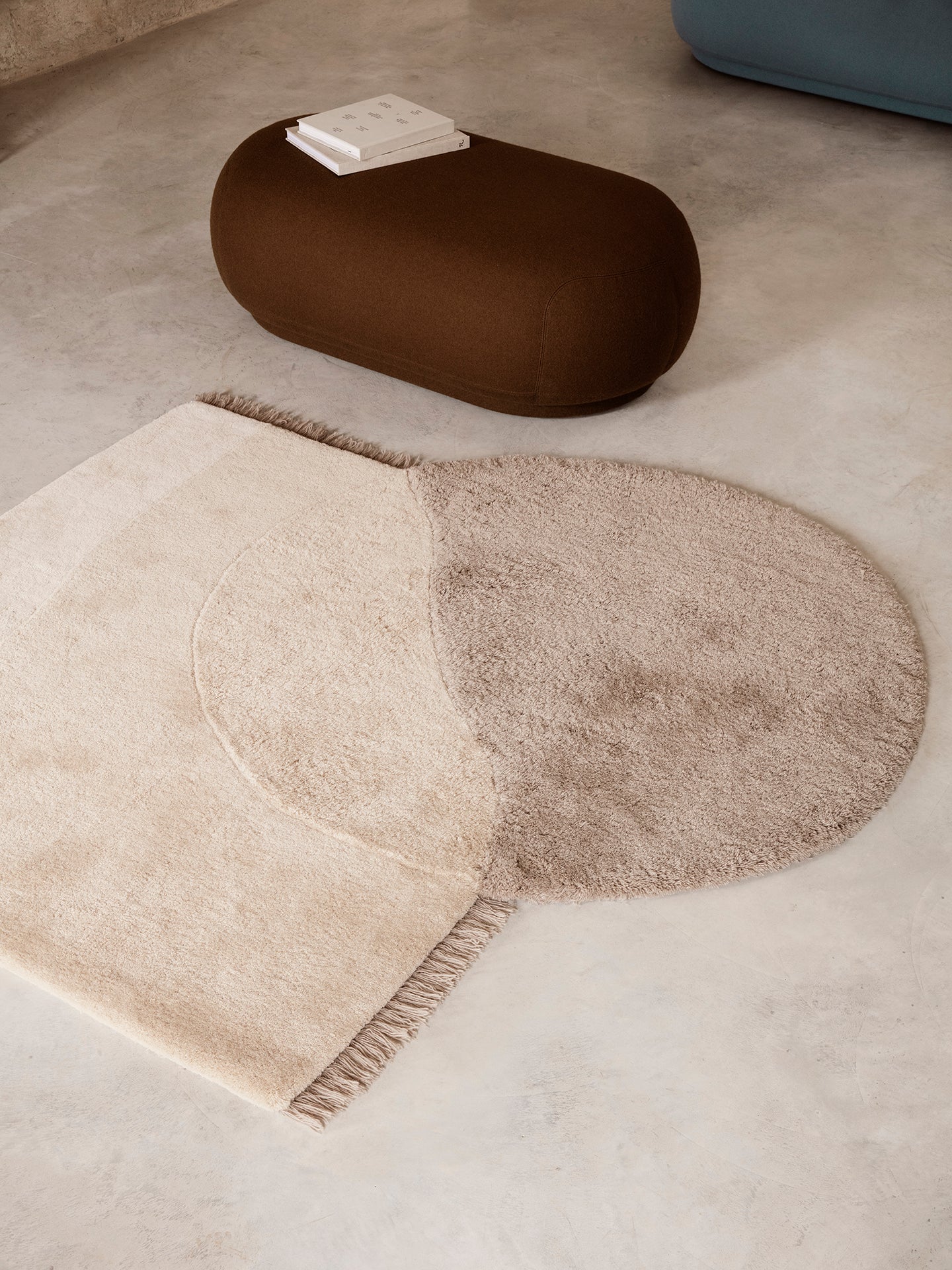 View Tufted Rug - Beige - Image 2