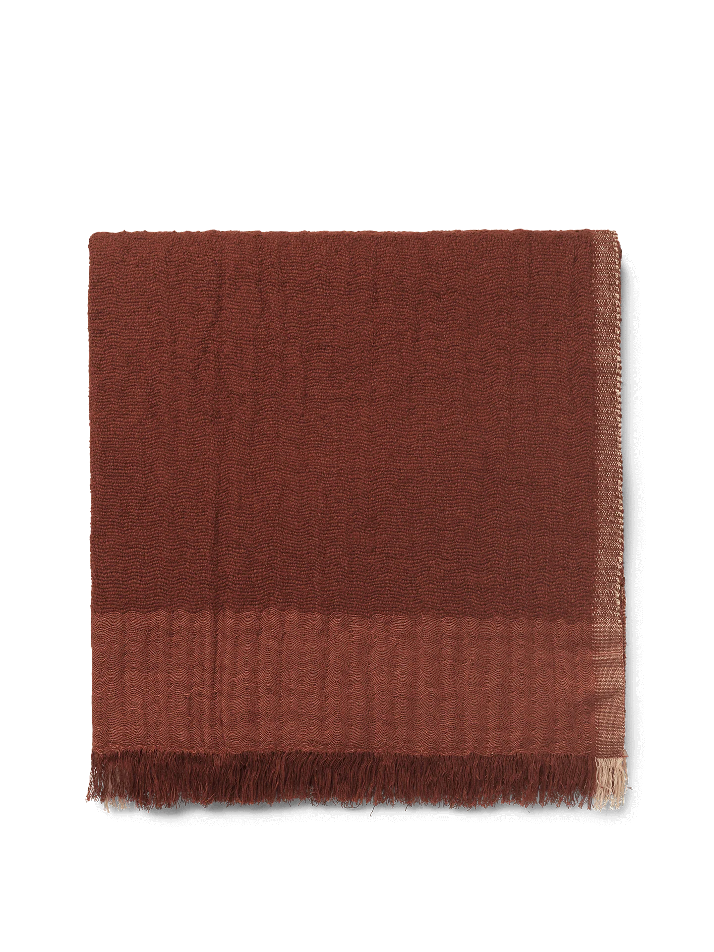 Weaver Throw - Red Brown - Image 3